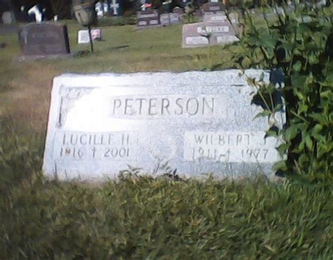 Wilbert J Peterson 1911 1977 Find A Grave Memorial