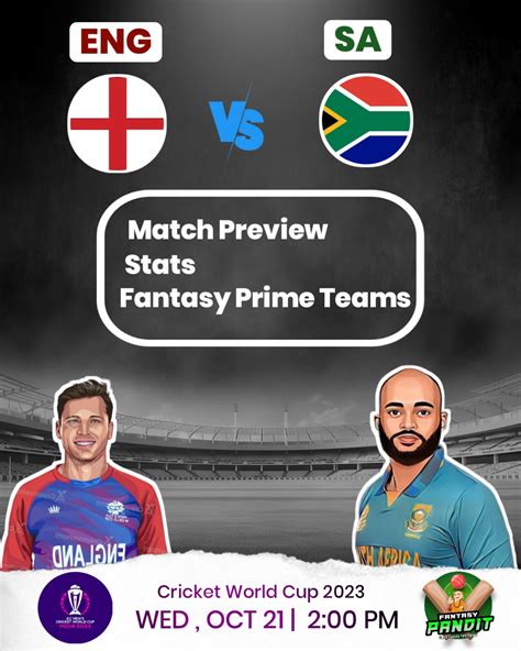 Eng Vs Sa Odi Dream Team Match Analysis Fantasy Pandit Fantasy Pandit