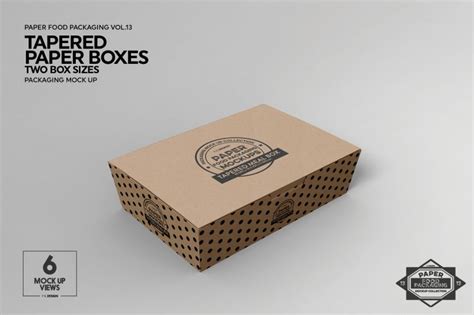 Vol Paper Food Box Packaging Mockups By Inc Design Studio