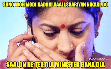 10 Smriti Irani Memes That Understand Her Feelings Better Than Modi