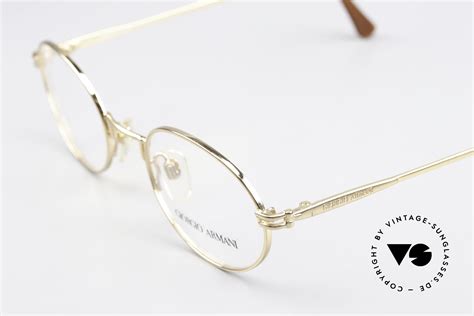 Glasses Giorgio Armani 244 Gold Plated Vintage Frame