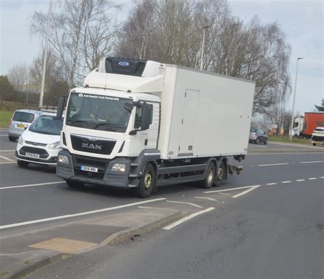 Dk16 Mwl Driving Along The A5 Passing Gledrid Services Flickr