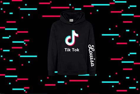 Personalised Tiktok Hoodie Fyp Hoodie Tik Tok Jumper Etsy