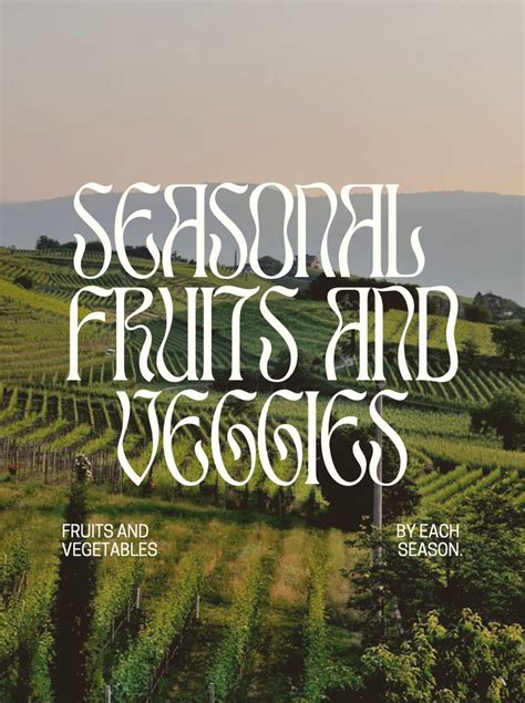 Seasonal Fruits and Vegetables List List of Produce by Season for Eating Seasonally Farmers ...