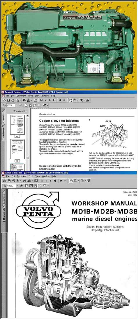 Volvo Penta Diesel Workshop Manuals On Cd