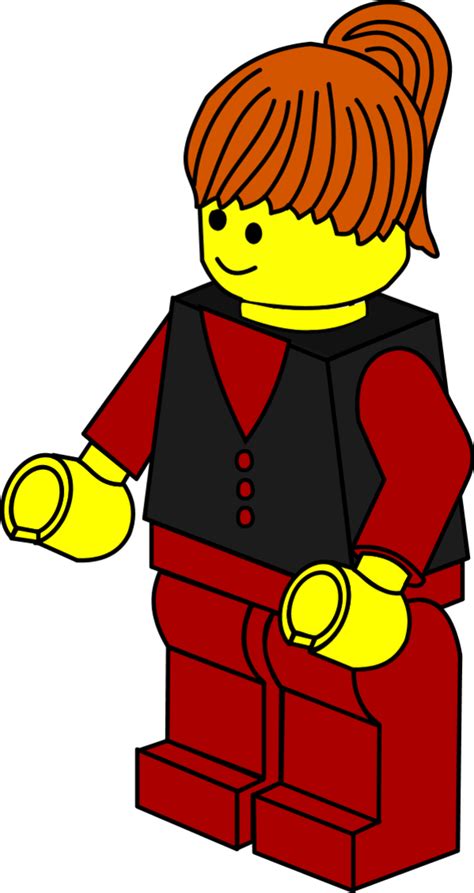 Lego Girl Svg