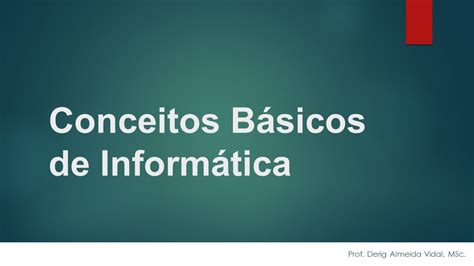 Conceito Basico De Informatica Librain