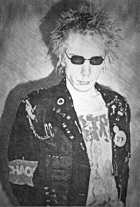 Johnny Rotten Sex Pistols Sketch Art Drawing By Dead Cwtchy Pixels