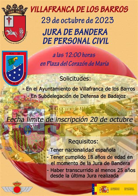 Jura De Bandera En Villafranca De Los Barros Radio Hornachos