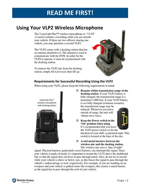 Safe Fleet Mobile Vision Voicelink Plus Read Me First Pdf Download