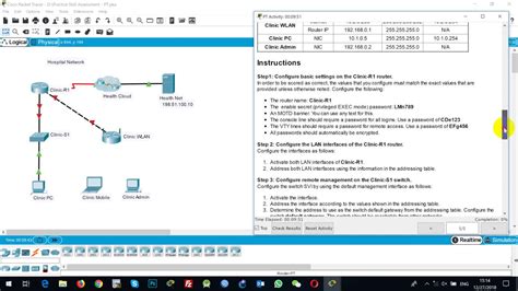 Networking Essentials Practice Skills Assessment Pt Type 2 Cisco Type