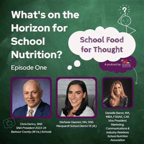 School Food for Thought Podcast - School Nutrition Association