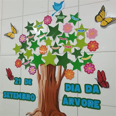 Arvore Para Painel Escolar - Painel dia da árvore – Lúdico e Cia Educativa – Aprendizado Divertido!