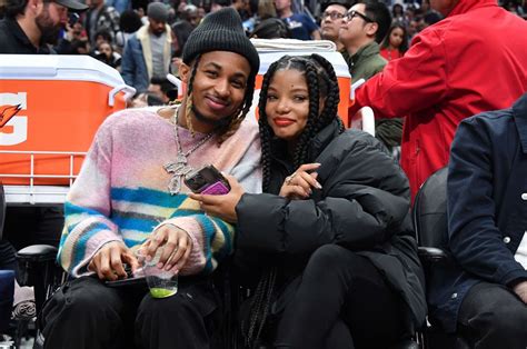 Halle Bailey Los Angeles Clippers Vs Golden State Warriors In Los