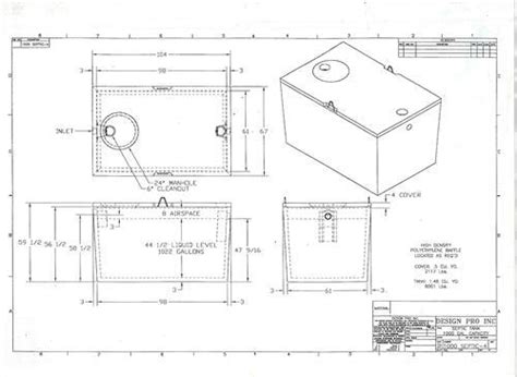 1000 Gallon Precast Septic Tank Form