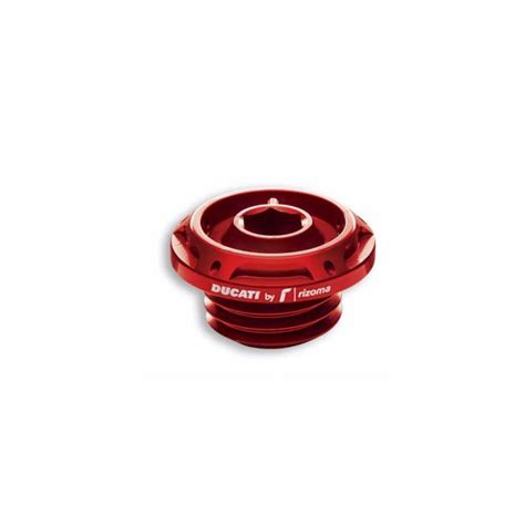 Rizoma Red Aluminum Engine Oil Cap Ducati Diavel V