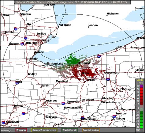 National Weather Service Radar From Cleveland Oh