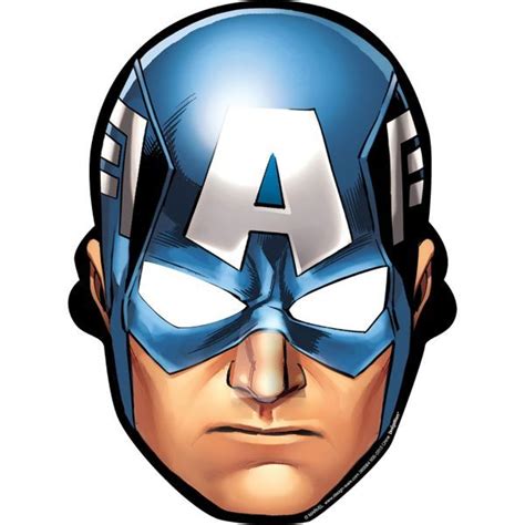 Captain America Mask Template Free Printable Papercraft Templates Artofit