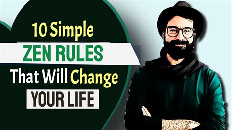 simple zen rules   change  life completely