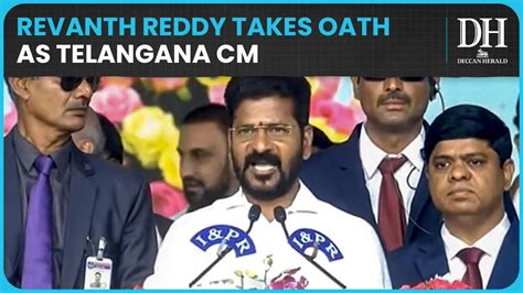 Congress Leader Revanth Reddy Takes Oath As Second Chief Minister Of