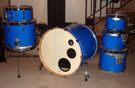 Js Hi Gloss Tropical Blue On Drums Discontinued Jammin Sam