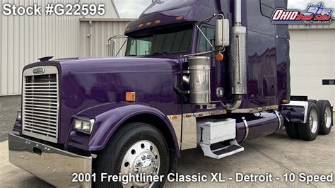 2001 Freightliner Fld132 Classic Xl G22595 Sold Youtube