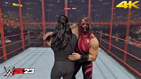 Wwe 2k23 Kane Vs Undertaker Raw Main Event Match Pc 4k60 Youtube