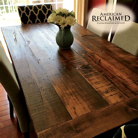 Reclaimed Farmhouse Tables American Reclaimed