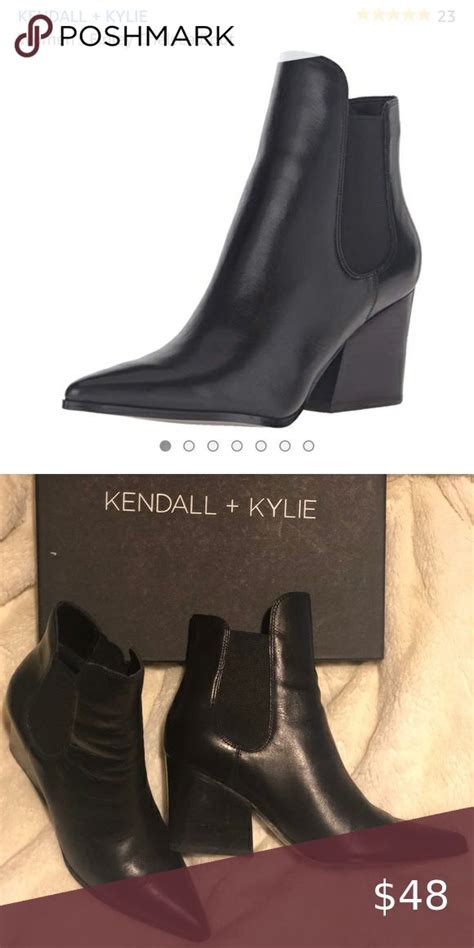 Kendall Kylie Finley Chelsea Boot Black 6 5 Boots Chelsea Boots