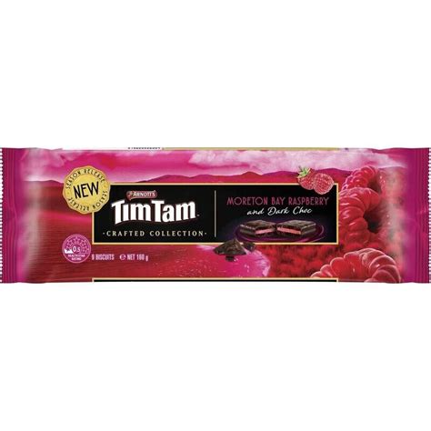 Arnott S Australia Tim Tam Moreton Bay Raspberry Dark Choc G