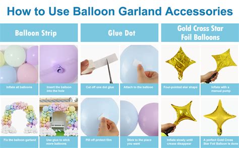 Amazon Rubfac Pcs Pastel Balloons Rainbow Balloon Garland Arch