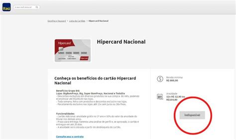 Cart O De Cr Dito Hipercard Solicitar Fazer