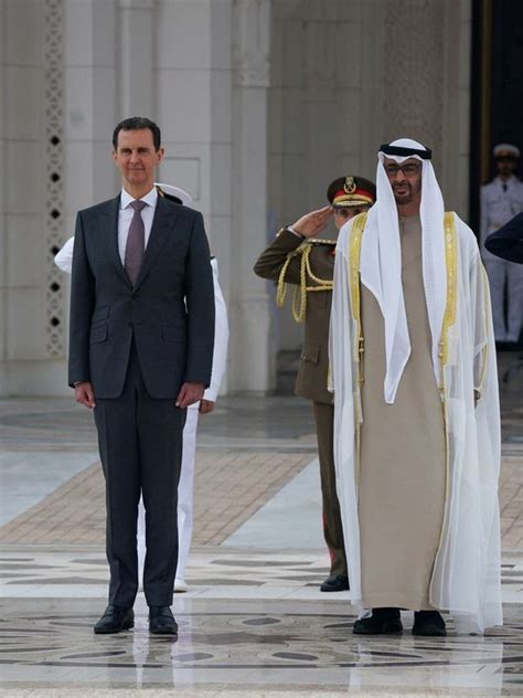 Syrias Assad Arrives In Uae In Official Visit The Star