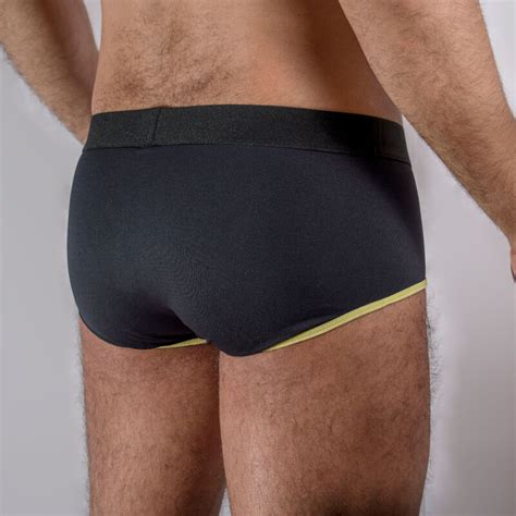 Macho Ms A Cueca Brief Amarelo Escuro S Glowlick Sex Shop N