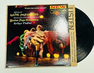 Offenbach Khachaturian Arthur Fiedler Ga T Parisienne Lp Lm