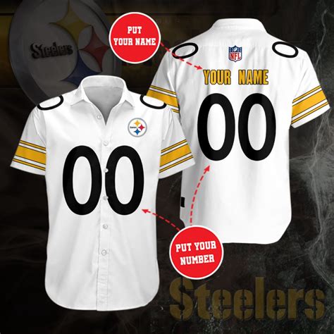 Personalized Pittsburgh Steelers Casual Button Up Shirt Robinplacefabrics