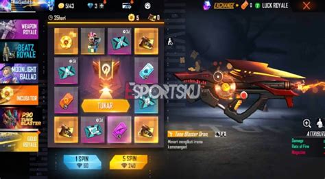 P Tune Blaster Gantikan Incubator Netherworld Troops Free Fire Ff