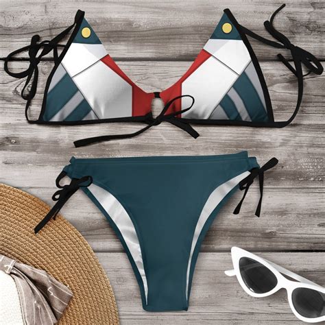 My Hero Academia Swimwear Summer Bikini Set Animation Women S Swimwear Two Piece Swimsuit