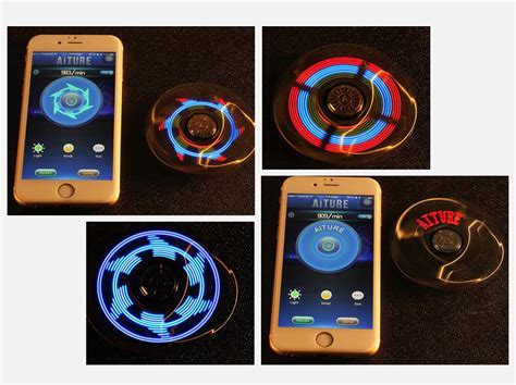 Aiture Bluetooth Three Blade Fidget Spinner Gold