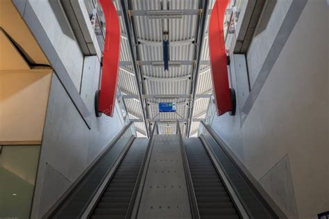 Elevator At The Amsterdam Science Park Station Amsterdam The