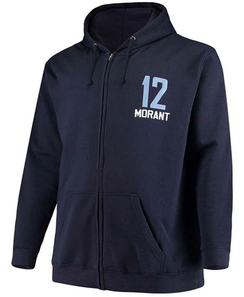 Fanatics Mens Ja Morant Navy Memphis Grizzlies Big And Tall Player