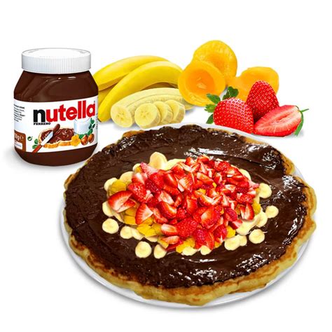 Hot Cake De Nutella Con Frutas Creps33