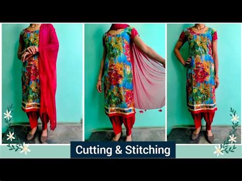 Suit Cutting And Stitching Full Tutorial Step By Step Kurti Suit