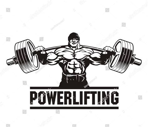 Powerlifting Logo For Gym