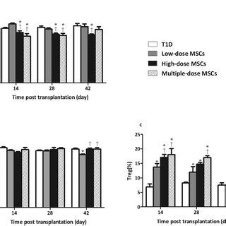 Infusion With MSCs Modulates Plasma Cytokine Levels In Diabetic NOD