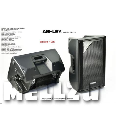 Jual Speaker Aktif Ashley DB 12 A Original 12 Inch Active DB12A