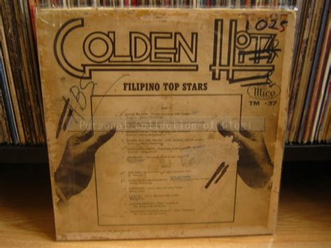 My Opm Lp Collection Various Artist Golden Hits Filipino Top Star