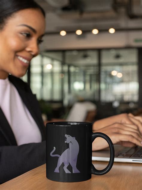 Black Panther Mug, Black Panther Coffee Mug, Panther Mug, Black Panther