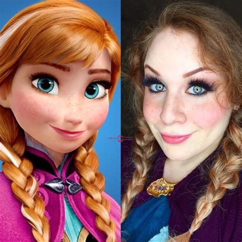 Frozen Princess Anna Halloween Makeup Tutorial | Lillee J.'s ...