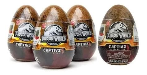 Dinosaurios Jurassic World Pack X Huevos Con Slime Orig Mercadolibre